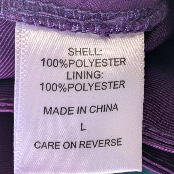 Purple Hi-Lo Maxi Skirt Large Seventh Avenue Design Studio NY&C Brand New - Picture 11 of 16